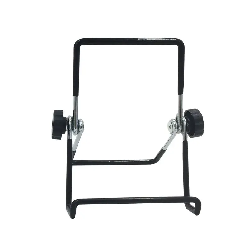 

Universal Mobile Phone Holder 180° Adjustable Angle Foldable Metal Wire Stand Mount For Cellphone Tablet PC Book Desk KX4A