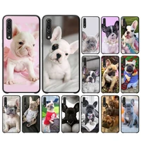 maiyaca cute french bulldog phone case for huawei p30 40 20 10 8 9 lite pro plus psmart2019