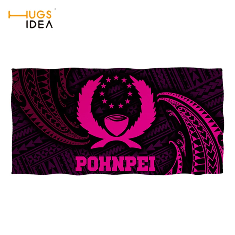 HUGSIDEA понпей полотенце для душа пляжное в полинезийском стиле рук сухих волос