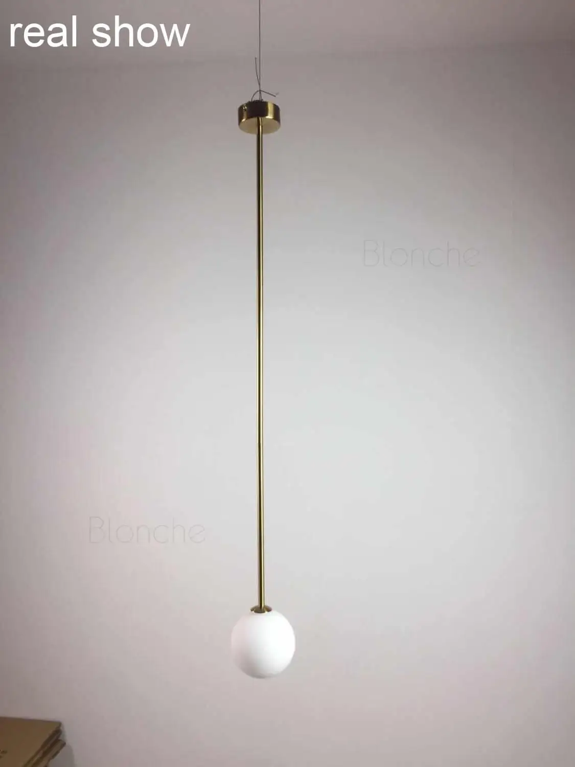 

Modern Pendant Lamp Nordic Hanging Lights Minimalism Line Glass Ball Gold Fixtures for Living Room Bedroom Loft Home Decor Light
