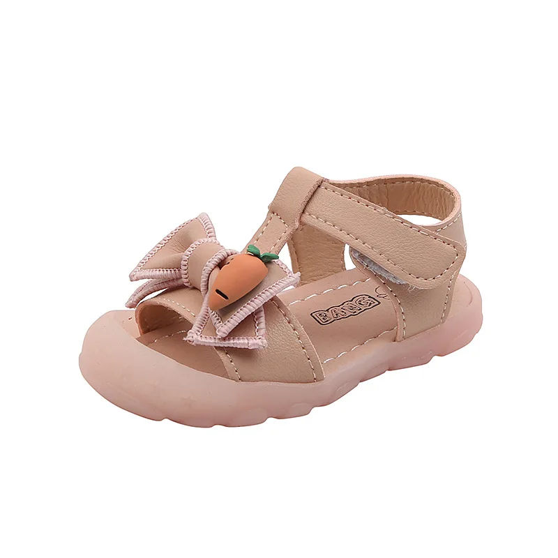 

Toddler Princess Sandals Soft Bottom Anti-Slip Anti-Kick Baby Girl Shoes Newborn Casual Breathable Sandalias Beach Summer Shoes