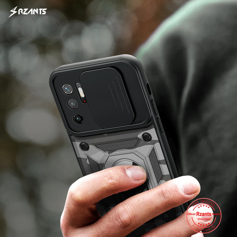 

Rzants For Xiaomi POCO M3 PRO Redmi Note 10 5G Case [Jungle tank] Military Camouflage Shockproof Ring Holder Cover