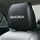 1 шт., хит продаж, чехол для подголовника автомобиля, подходит для Nissan Micra K11 K12 K13 K14, аксессуары для стайлинга автомобилей