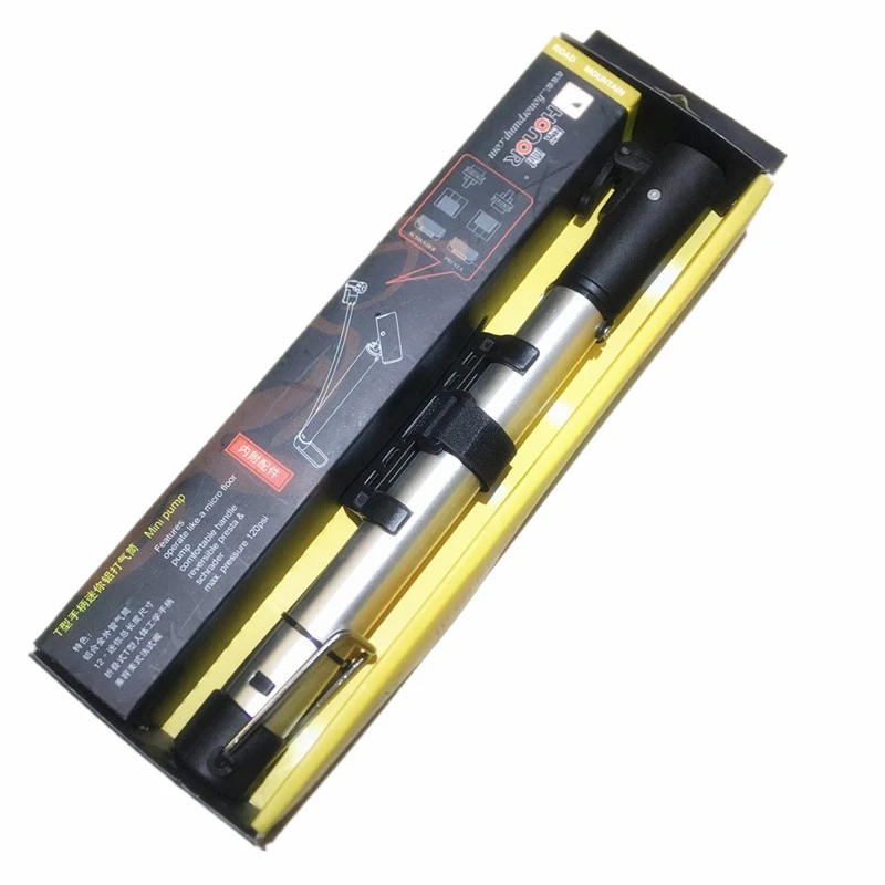 Велосипедный насос из алюминиевого сплава мини компрессор для шин адаптер