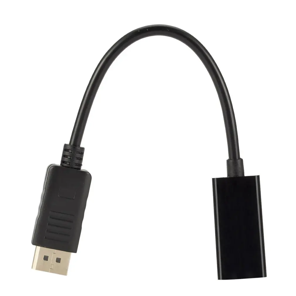 

Портативный Dp Displayport «папа»-HDMI-совместимый мама кабель-конвертер адаптер для ПК/dell Dp Displayport