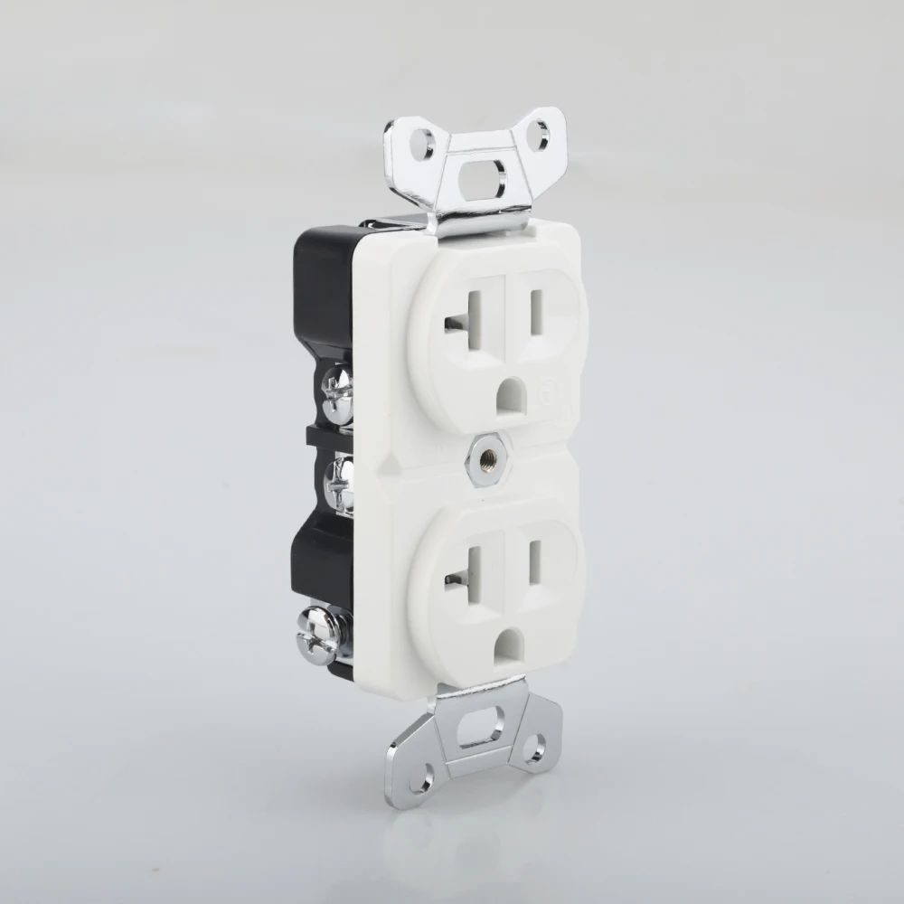 Высококачественная чистая красная медь HIFI родиевое покрытие США AC Розетка