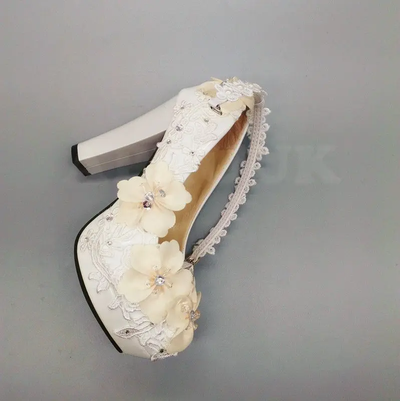 Туфли женские на квадратном каблуке высотой 11 см туфли-лодочки с ремешком