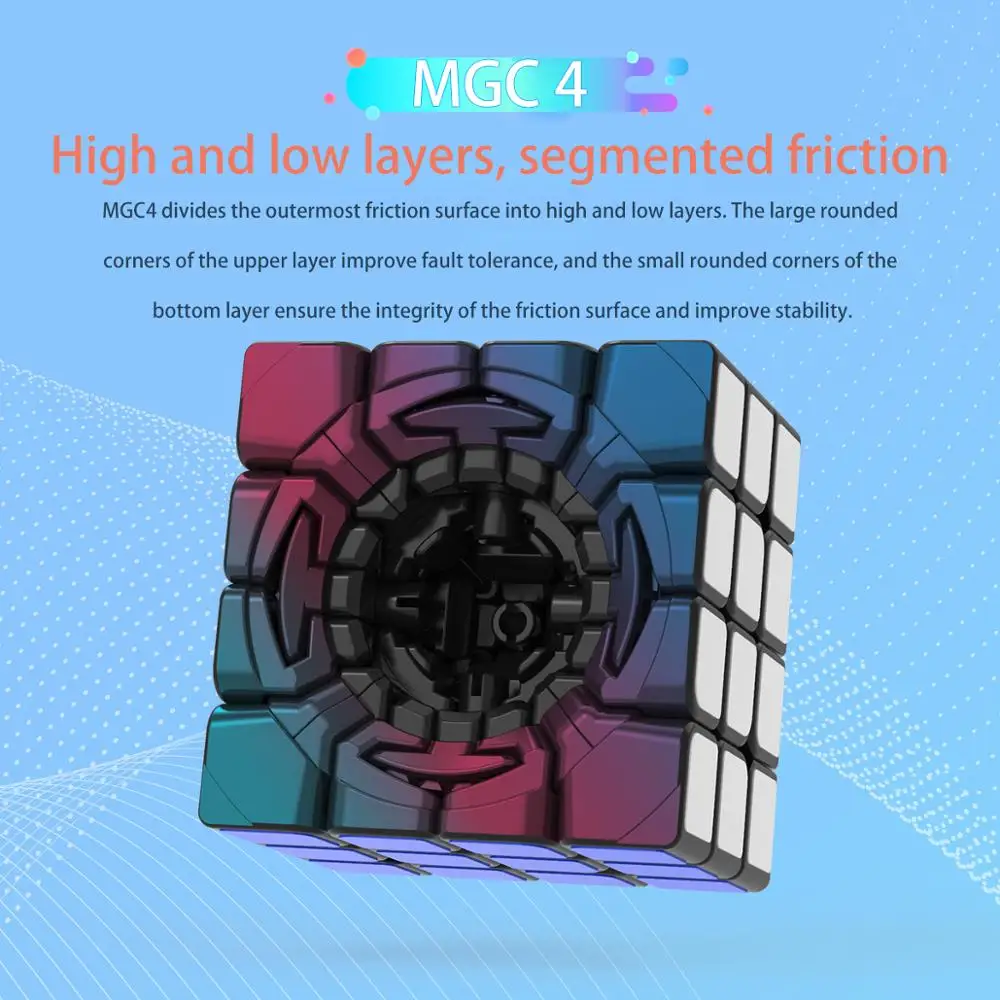 YongJun MGC 4 4x4x4 Магнитный скоростной магический куб YJ м 4x4 профессиональные магниты