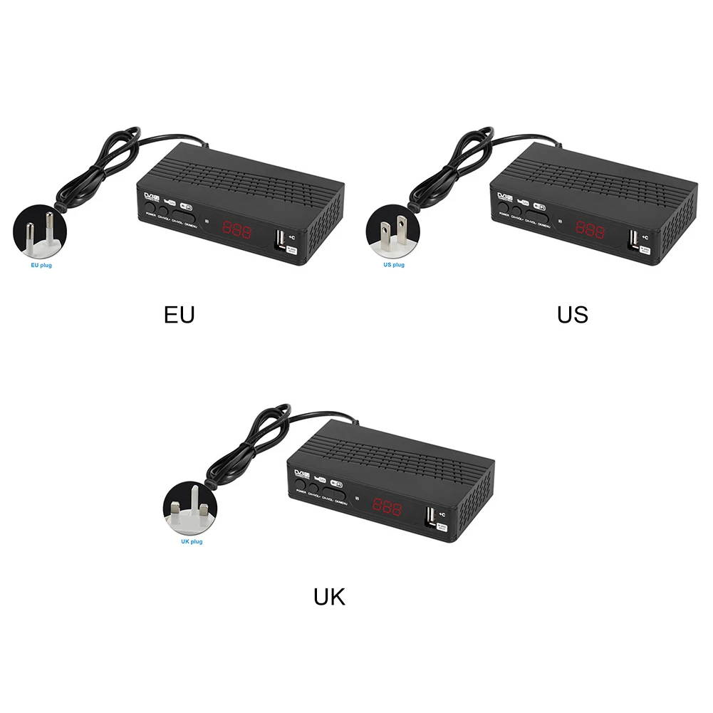 

H.265 DVB-T2 PVR EPG Digital Converter TV Box HD 1080P Game Set Top USB2.0 Wifi