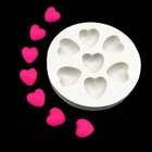 Оптовая продажа, 10 шт., силиконовая форма в форме сердца, Женская фотография