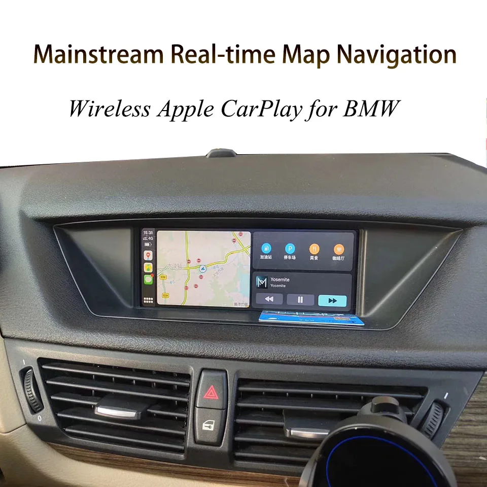 Беспроводной автомобильный модуль CarPlay Android для BMW CIC все серии поддержка