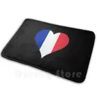 Франция-коврик сердечко ковер анти-скольжение коврики Спальня Франция сердце сине-белые красный француз Французский флаг