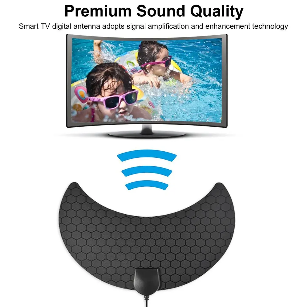 

Indoor outdoor HD TV antennas 200 miles Digital HD TV Antenna TV Aerial ntelligent Antenna Crystal Image And Sound Quality