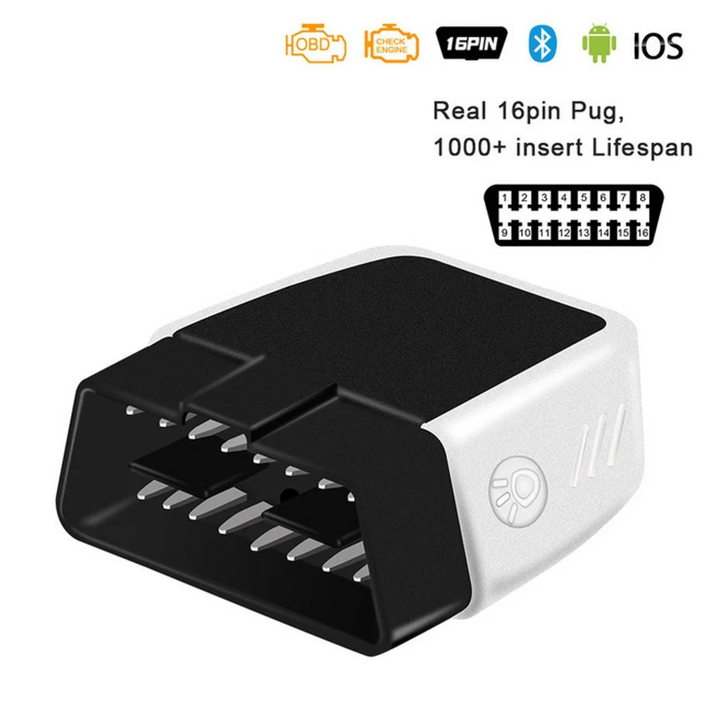 

ELM327 V2.2 Bluetooth 4,0 светодиодный светодиодной подсветкой для Android/IOS OBD OBD2 автомобильный диагностический инструмент obd2 сканер считыватель кодов