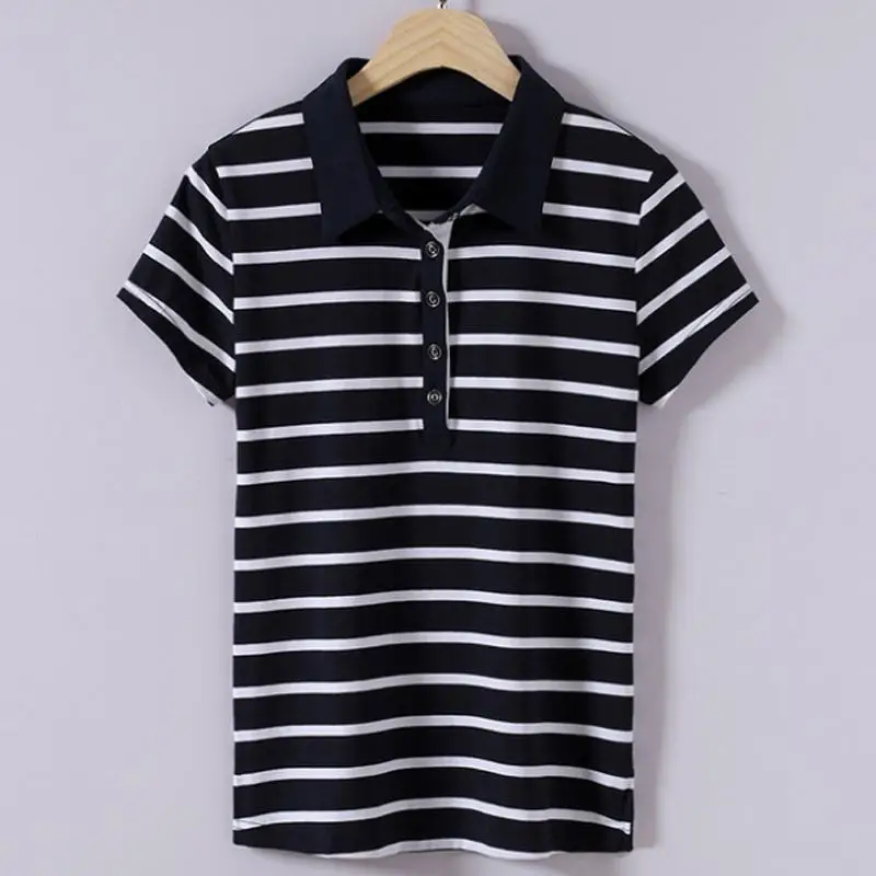 Высокое качество 2020 летние новые женские рубашки поло с коротким рукавом