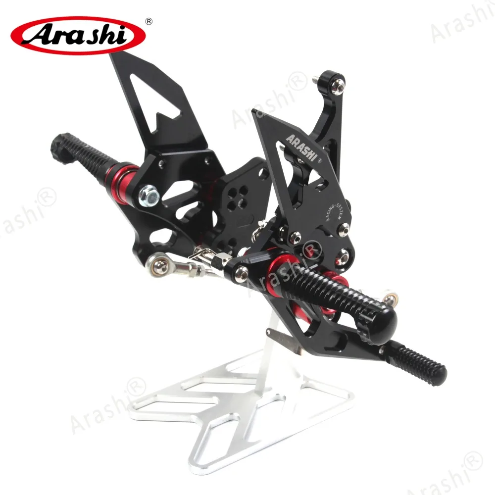 Arashi мотоциклист подножки для SUZUKI GSXR1300 2008- CNC Регулируемые подножки Rearset GSX-R GSXR 1300 GSX1300R HAYABUSA