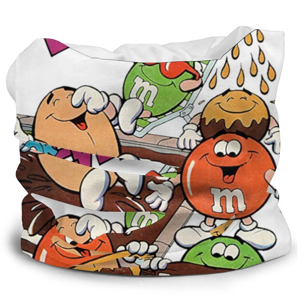M &amp M's Chocolate Fun для всех шарф маска лица на шею Хэллоуина Балаклава бандана