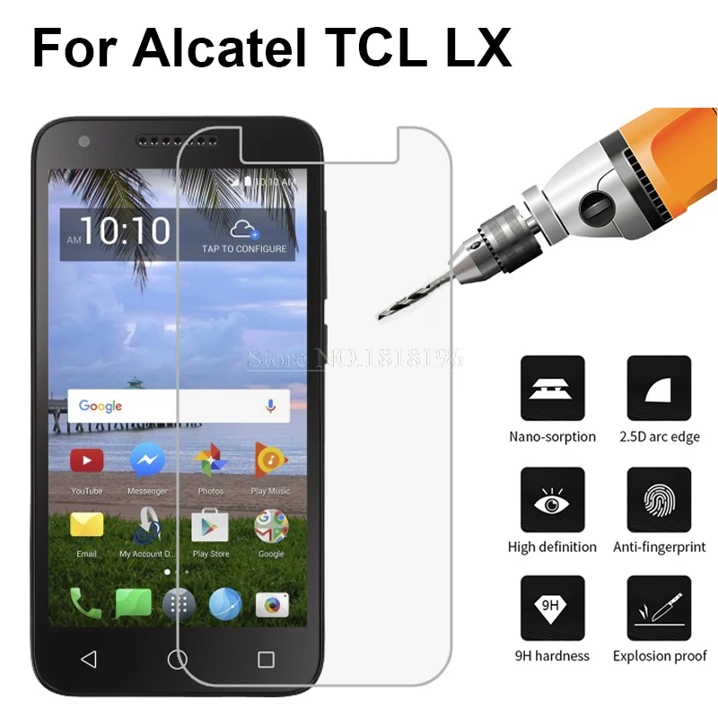 Закаленное стекло для Alcatel TCL LX защита экрана 9H Защитная пленка телефона 1X