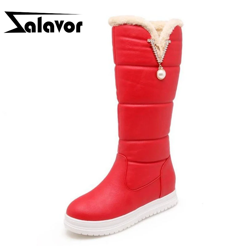 Женские сапоги на плоской подошве с круглым носком размеры 32 44|Зимние сапоги| |