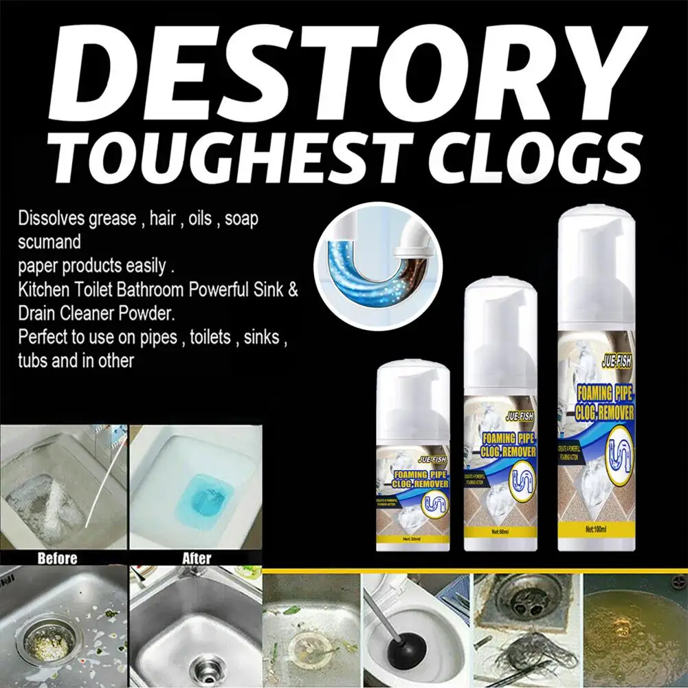 

30 мл/60 мл/100 мл средство для удаления засора