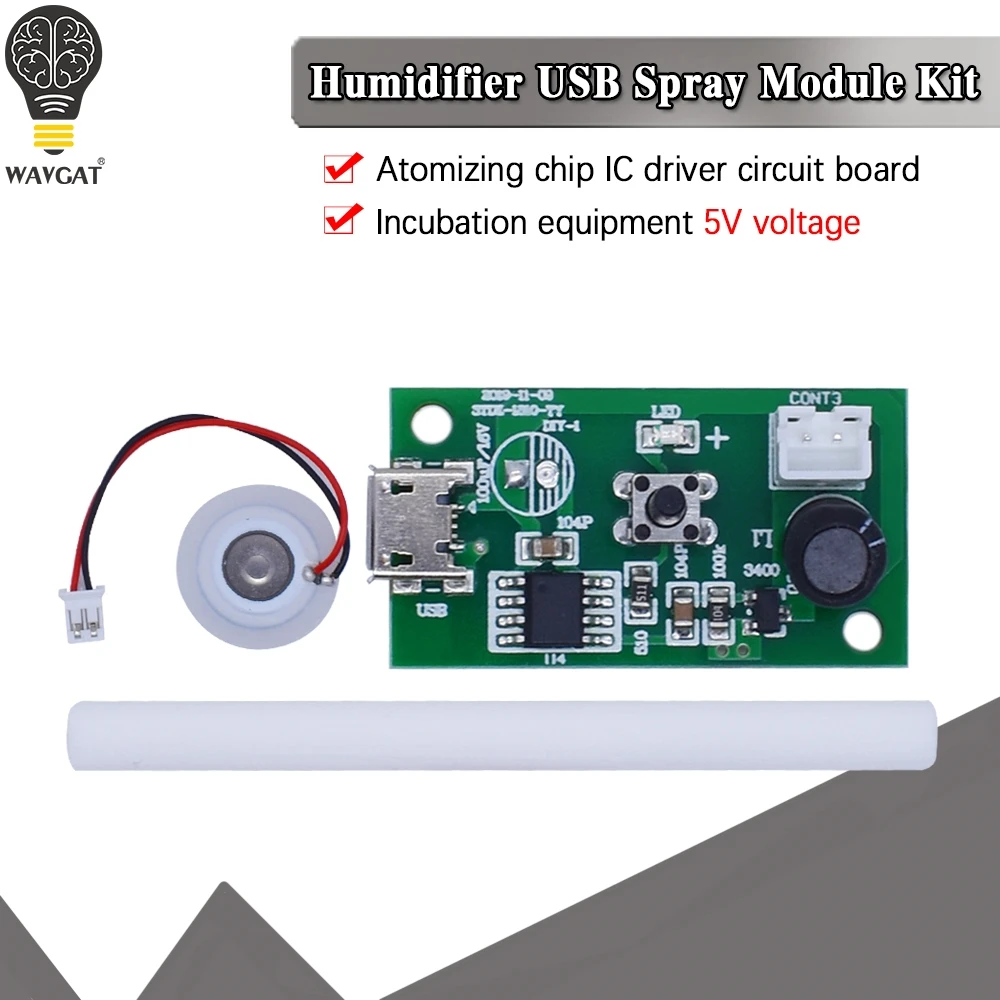 Diy Kits Mist Maker And Driver Circuit Board Fogger Atomization Film Atomizer Sheet Mini Oscillating