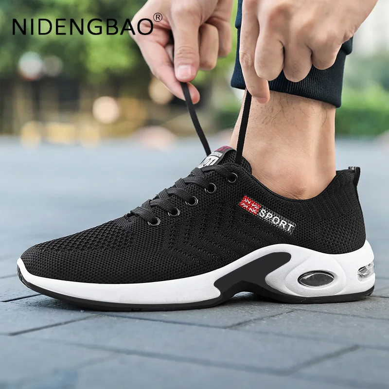 Men Sneakers 2021 Lightweight Breathable Outdoor Trekking Mountaineering Running Male Casual Sports Shoes Tenis Masculino