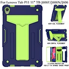 Противоударный чехол-подставка для планшета Lenovo TabP11 Tab P11 P 11 ТБ J606N J606F J606 606F