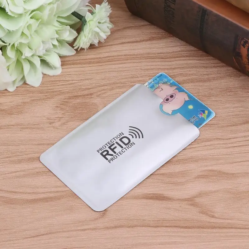1 шт. Анти Rfid Блокировка ридер замок банк держатель для карт ID банк карта чехол Rfid защита металлический кредитный держатель для карт Алюминий