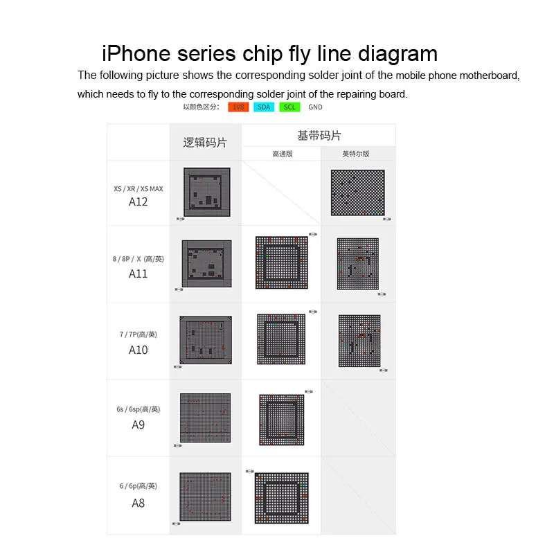 QIANLI iCopy Plus программист для ремонта ЖК-экрана iPhone7 8 8P X XR XS Max чип/вибрация/сенсорный/светочувствительный ремонт