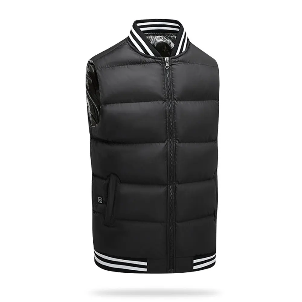 

3 Level Adjustable Temperature Heated Vest With USB Charging Cable Winter Electric Sleeveless Self-Heating Vest Warmer Jacket