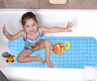 high quality extra long bath mat 1 40100cm bathroom shower non slip mat eco friendly machine washable apply to children elderly