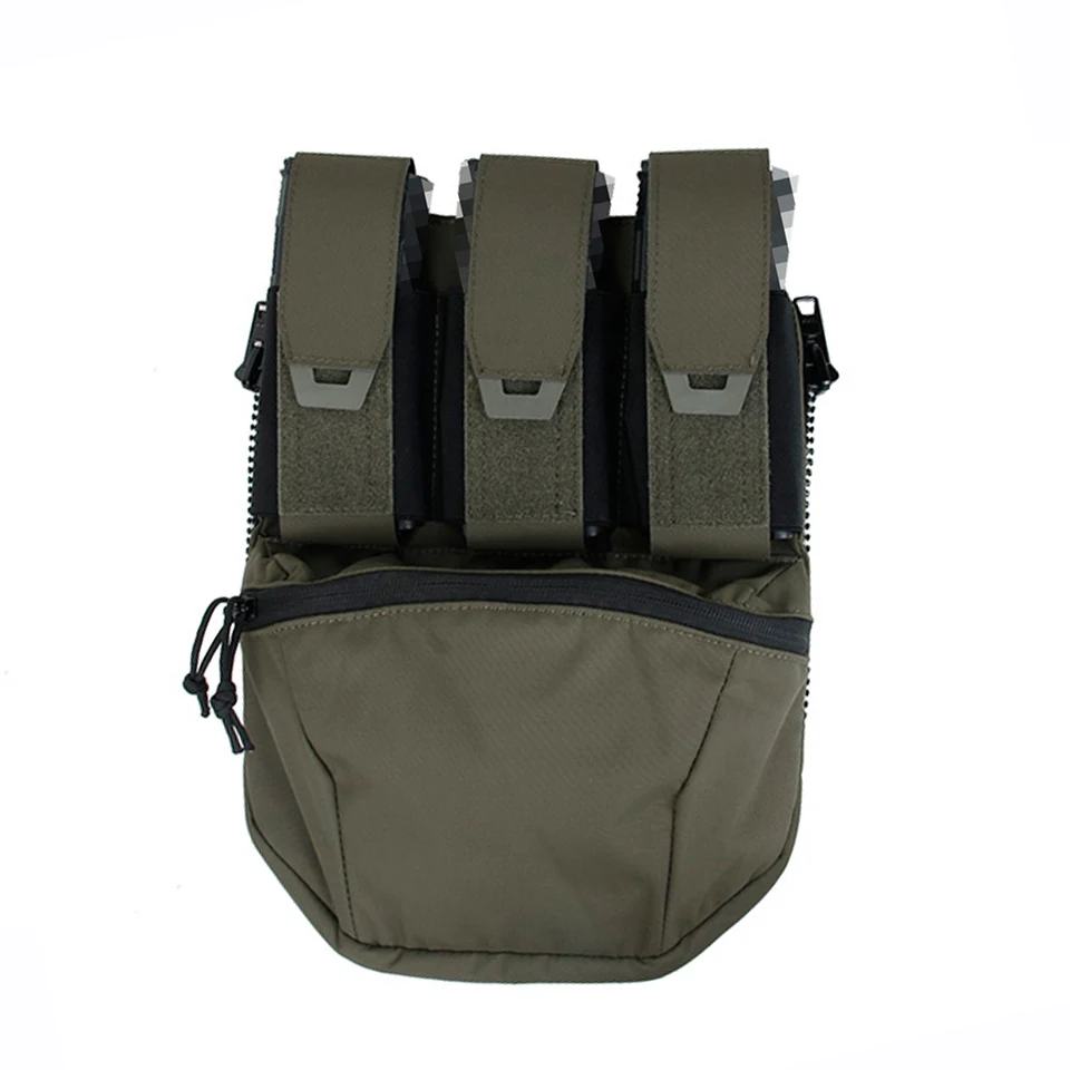 

TMC Attack Panel Tactical Vest Zipper Bag RG/WG Non Reflective Cordura Fabric TMC3431
