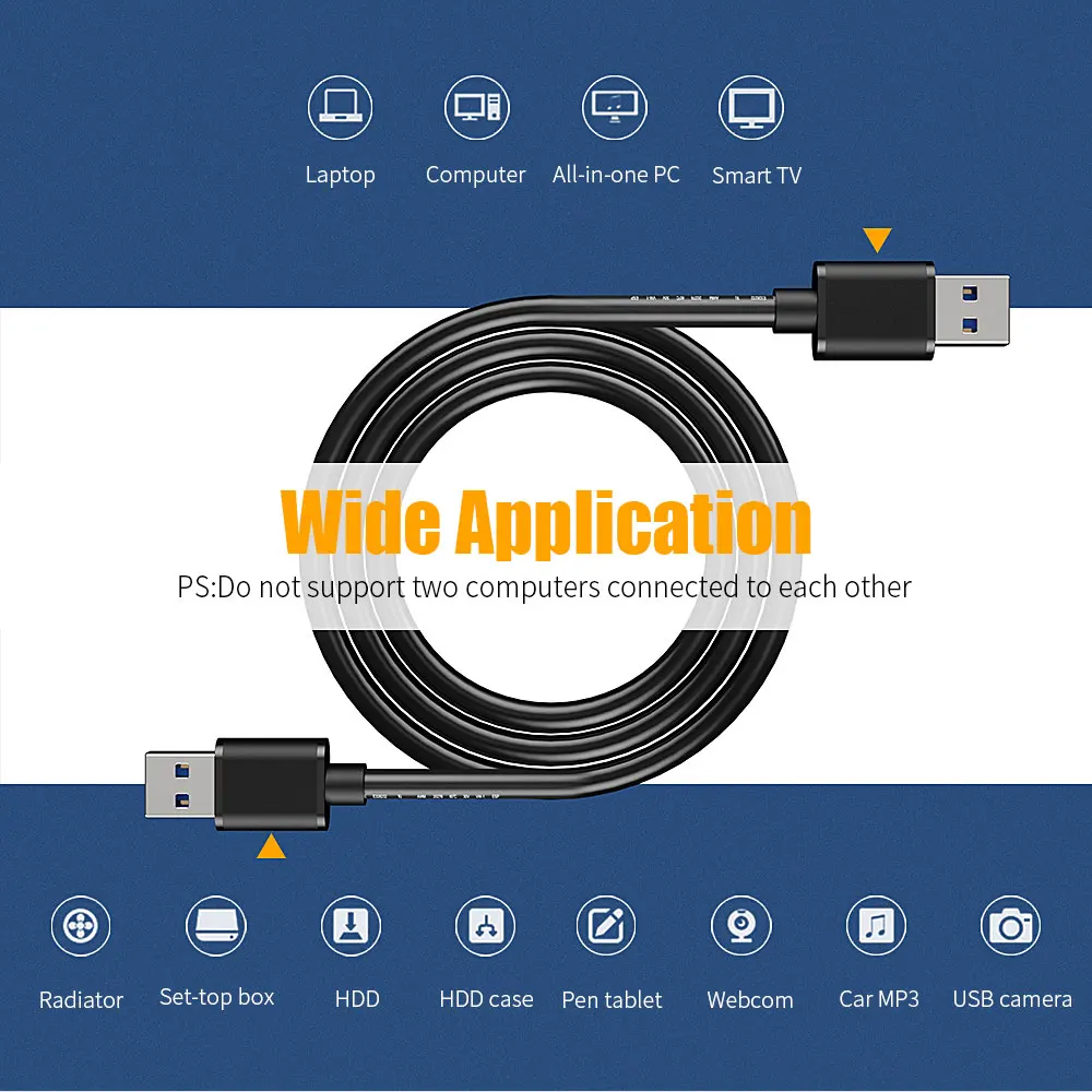 Essager USB к 3 0 Удлинительный кабель Тип A папа мужчине удлинитель для радиатора