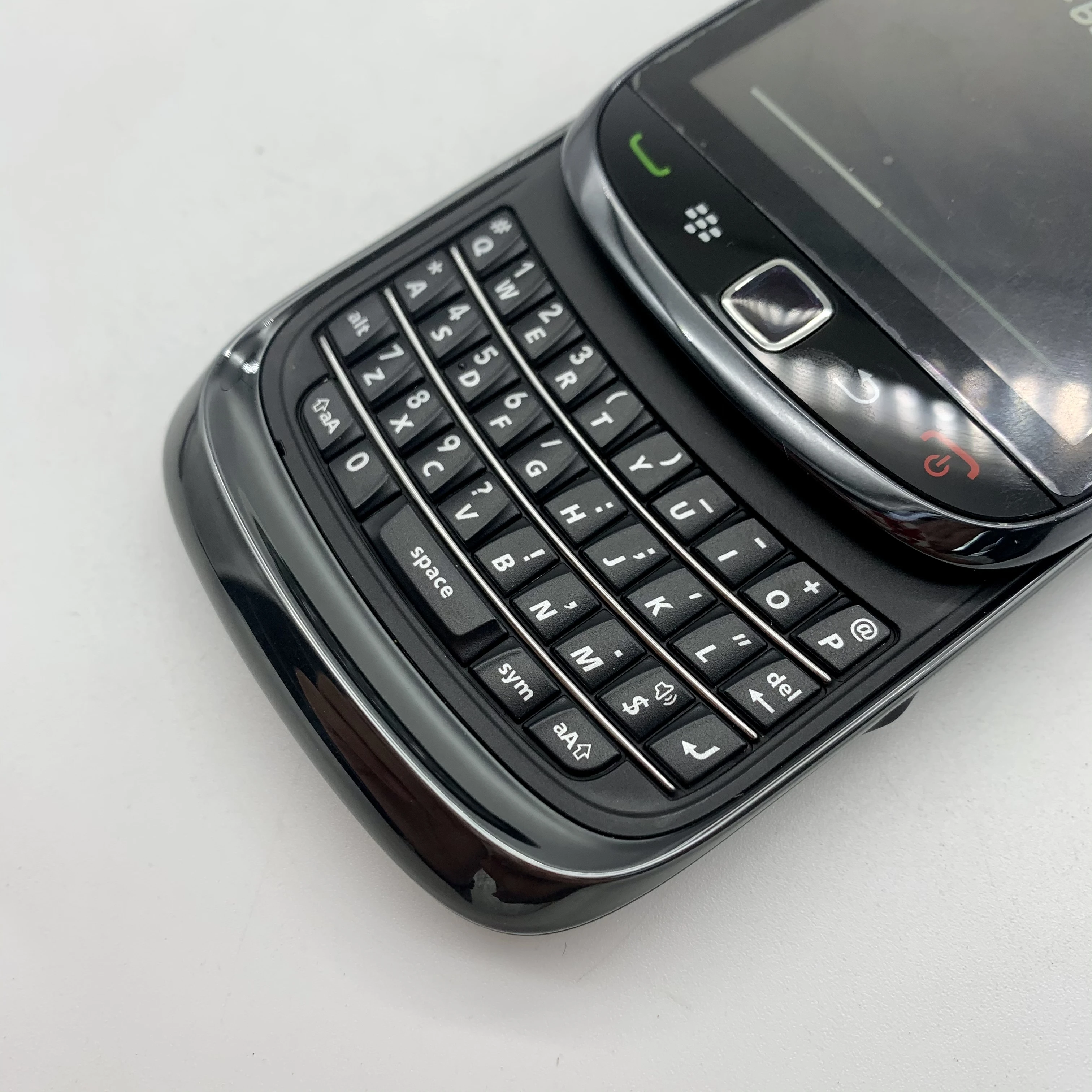 Восстановленный разблокированный смартфон BlackBerry фонарь 9800 QWERTY и touch 3 2 дюйма Wi Fi