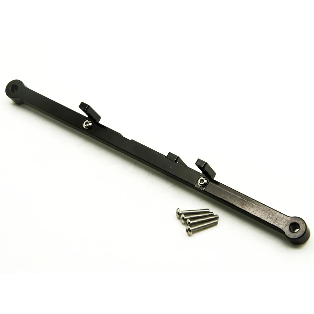 AXSPEED черный Алюминиевый задний бампер с запасным багажником для шин Комплект 1/10