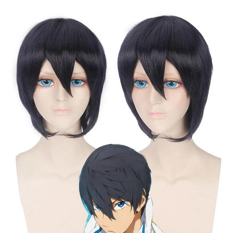 Парик для косплея из аниме плавающий клуб Харука наназе хазуки Нагиса Рин