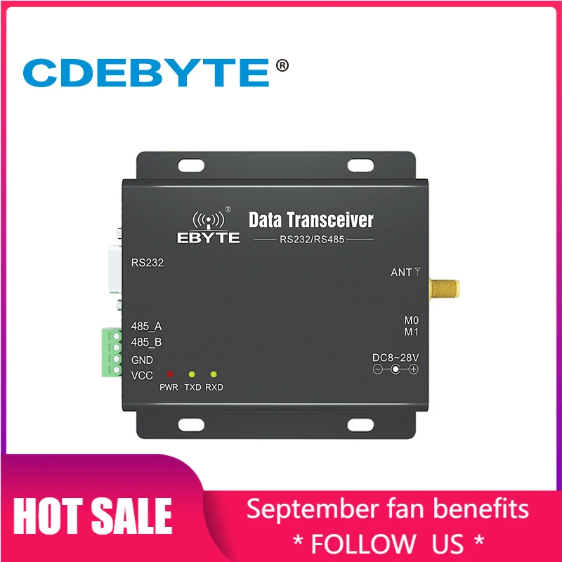E32-DTU(915L20) Lora дальний RS232 RS485 SX1276 915 МГц 100 мВт IoT Uhf Беспроводной трансивер передатчик