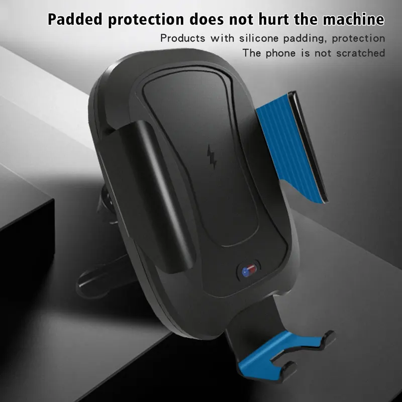 Автомобильная Подставка для телефона мобильного 10 Вт Беспроводная зарядка