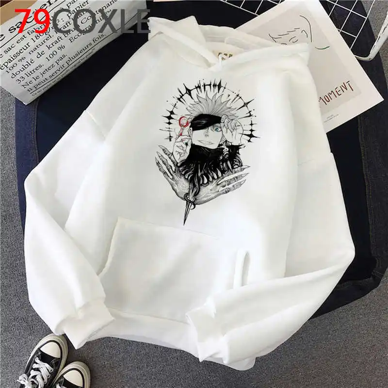 

Jujutsu Kaisen Yuji Itadori Gojo Satoru hoodies male graphic grunge harajuku printed male hoddies pullover harajuku anime