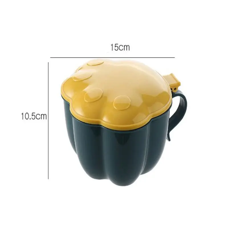 Разделочная коробка для специй с ложками, двойной крышкой и контейнером для хранения.