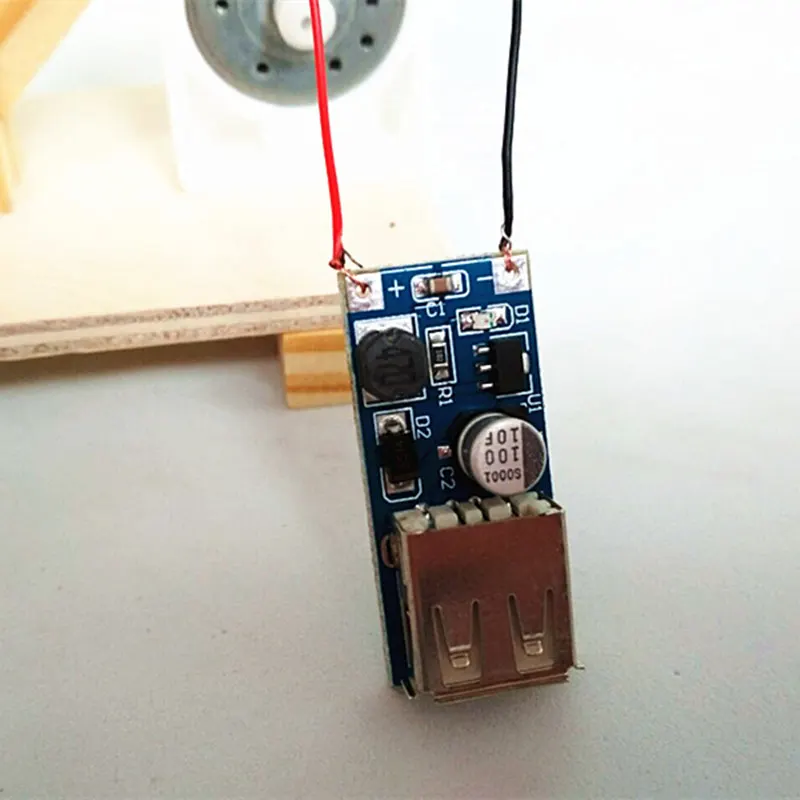 Happyxuan DIY генератор Динамо Модель Дерево Дети изобретения научный эксперимент