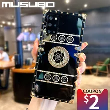 Musubo Luxury Shining Case For Samsung Galaxy S20 FE S21 Plus Note 20 Ultra A51 A71 A72 A52 A32 A12 5G Fundas Soft Cover Diamond