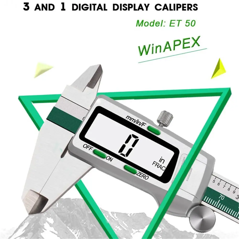 Электронный штангенциркуль с ЖК-дисплеем 150 мм/6 дюймов |