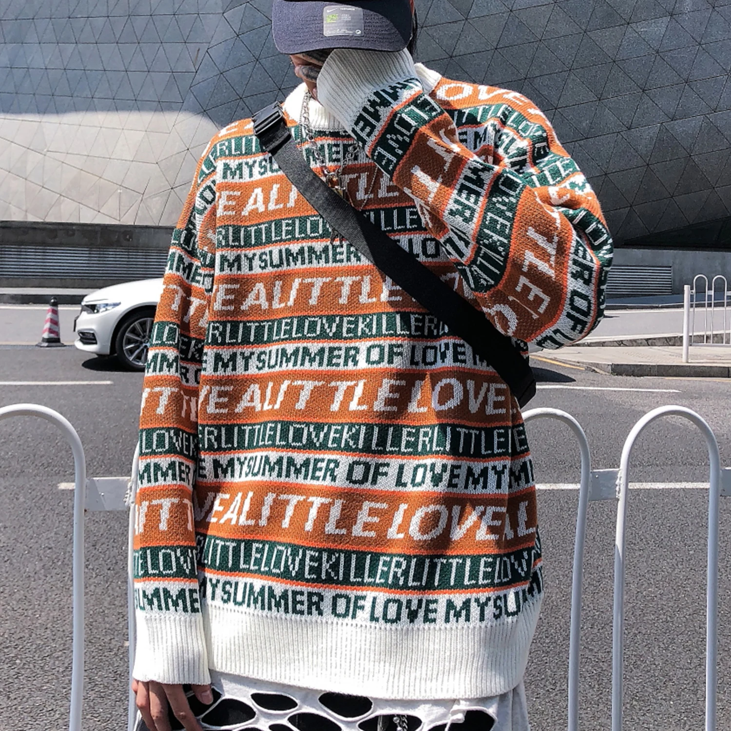Aelfric Eden письмо трикотажная одежда мужские свитера Harajuku Хип Хоп 2019 Модные топы