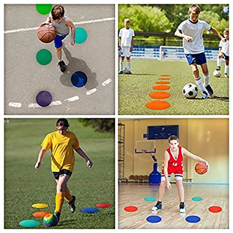 10 упаковок пронумерованные точечные маркеры плоские баскетбольные