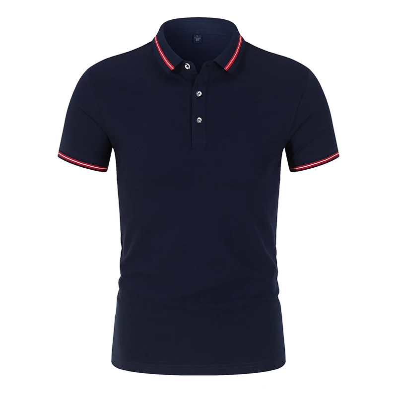 

200g40 Celtic cotton Pullover bead Lapel short sleeve polo shirt