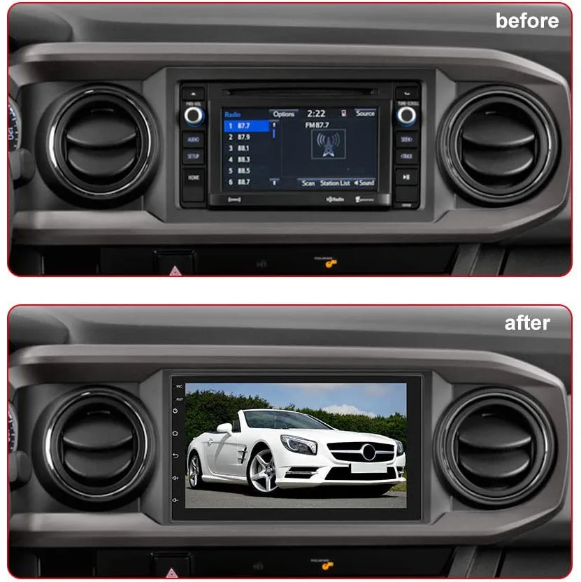Автомагнитола Sameuo мультимедийный плеер 2 din для Buick Volkswagen Hyundai Kia Honda Toyota Nissan Mitsubish