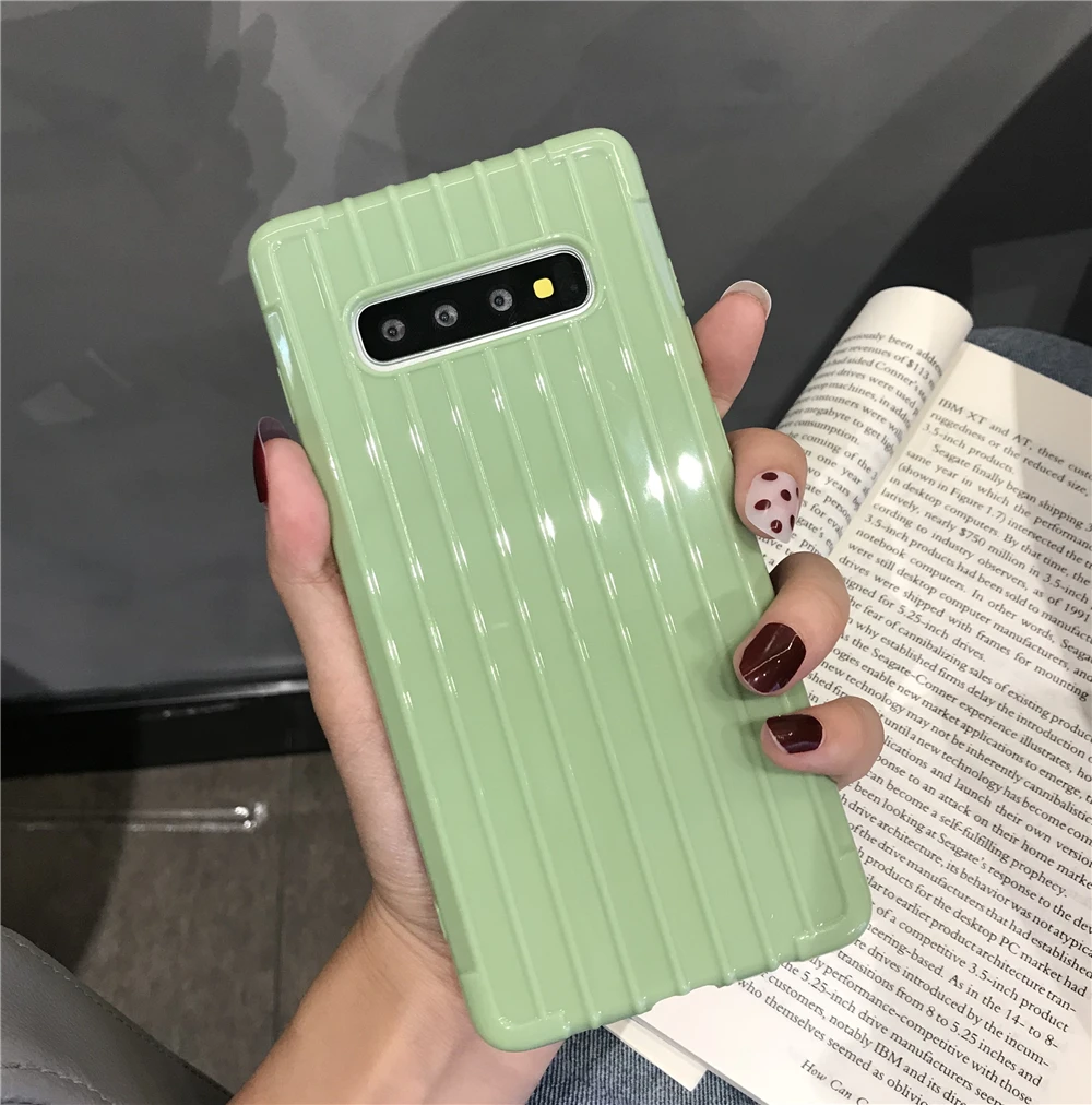 Горячий бронированный противоударный чехол для багажника Samsung Galaxy S10 Plus S10E S9 S8 Note