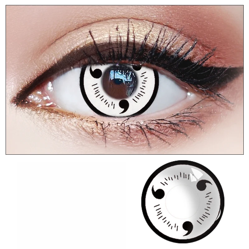 1 пара красивых контактных линз для учеников красота угол Косплей разные стили