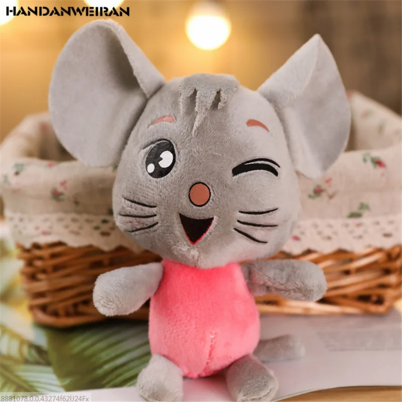HANDANWEIRAN 1 шт. 15 см креативная плюшевая игрушка мышка PP хлопок Декоративная кукла